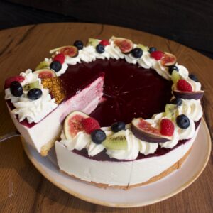 Rood fruit - Hele taart